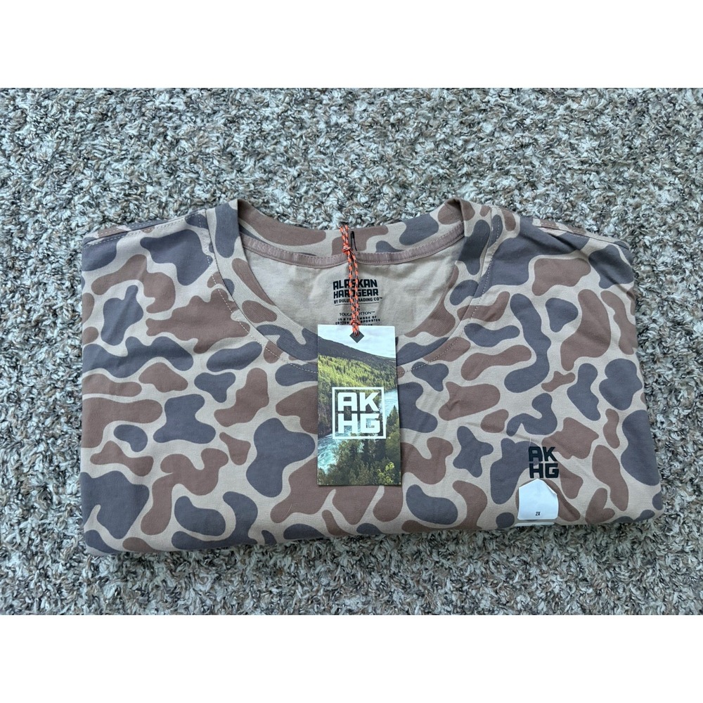 Alaskan Hardgear Women's Crosshaul T Shirt 2X Camo NWT Short Sleeve by Duluth